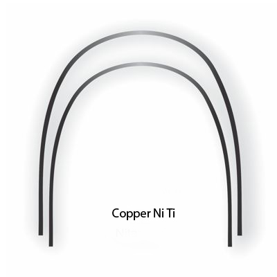 014X025 COPPER NI TI WITHOUT STOPS LOWER - RIGHT FORM  (10)