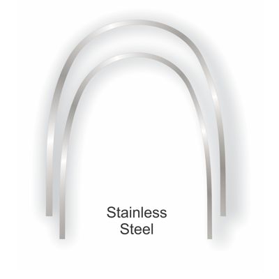 018X025 LOWER PROFORM STAINLESS STEEL ARCHWIRE (10)